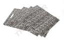 Sacchetti di plastica con stampa leopardata e manico ritagliato 25X35cm 100 unità