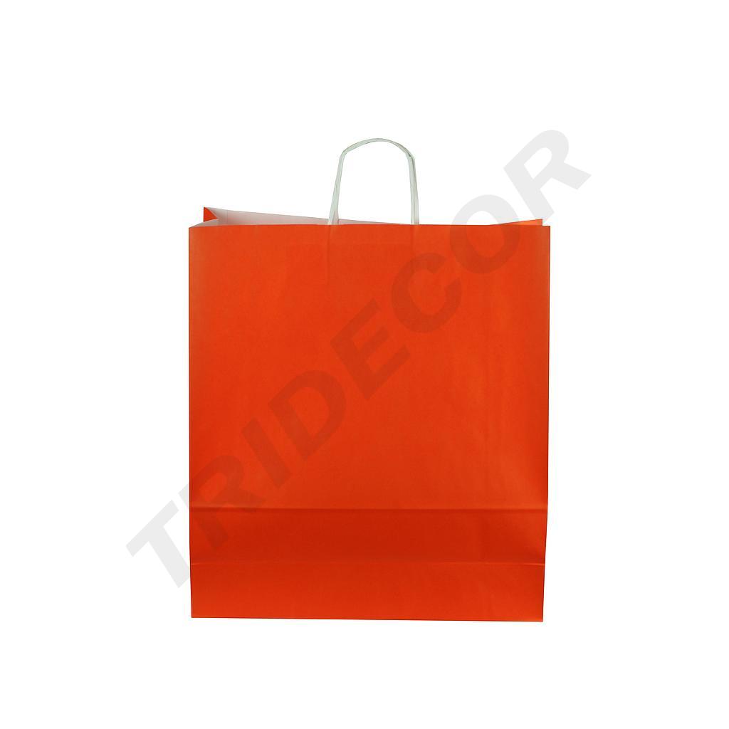 Orangefarbener Zellulose-Papiersack 49X44X15 CM 25 Einheiten