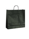 Black Paper Bag with Curly Handle 22X10X29 CM - 25 Units