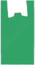 Bolsas Tipo Camiseta Verdes 42X53 Cm 70 % Recicladas