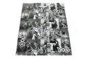 塑料人头袋Bolsas de plástico con asa troquelada en fotos blanco y negro 50X60 cm - 100 unidades