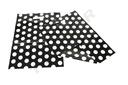Sacchetti di plastica a pois con manico ritagliato 50X60 CM