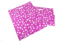 Sacs en plastique avec fond rose et motifs de marguerites et poignée renforcée 50X60 CM 100 pcs