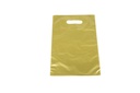 Borsa Tote dorata con manico fustellato 25X35 cm 100 unità