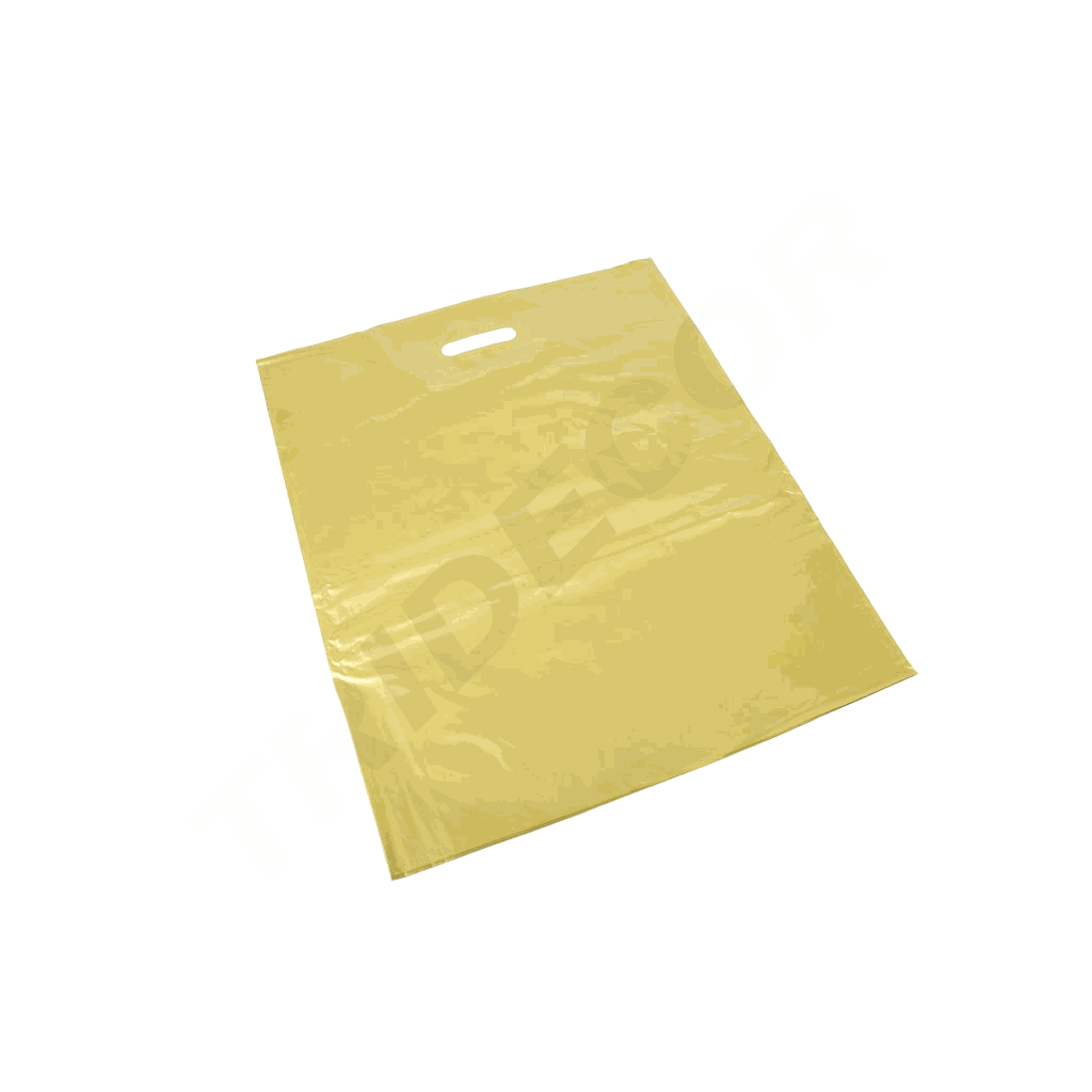 Bolsa de plástico oro 35X45cm - 100 unidades