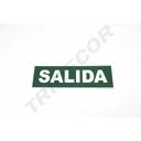 出口标志 30X10.5cm Cartel Salida 30X10.5cm