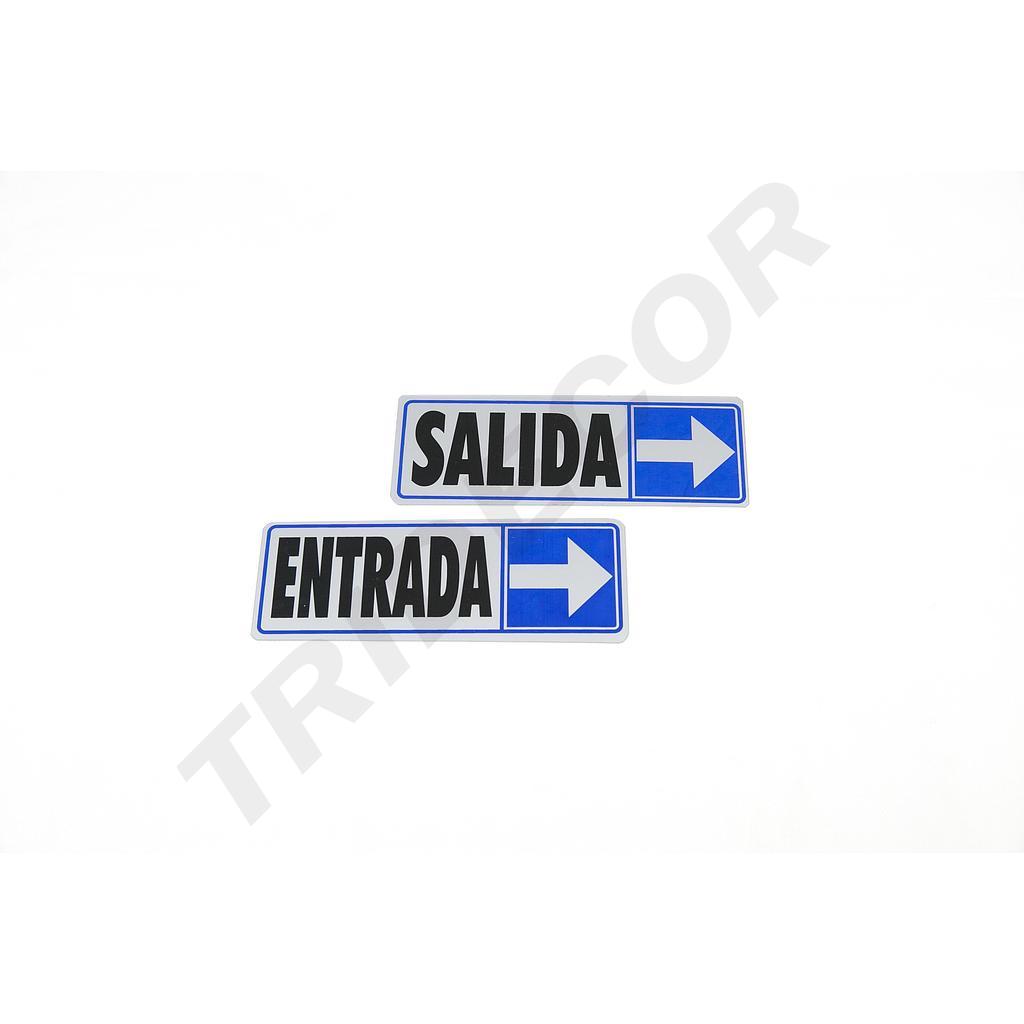 Exit sign on the right 17.5X6 cm