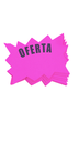 橙色爆炸型OFERTA Póster De Oferta Fuxia 15x10.5 cm 50 und