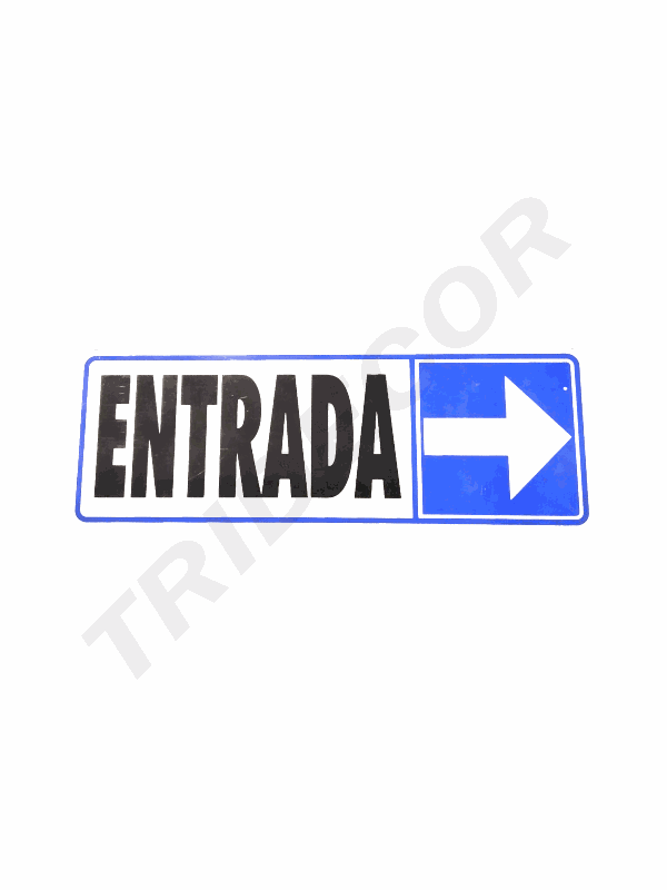 Entrada à direita 17.5X6 cm