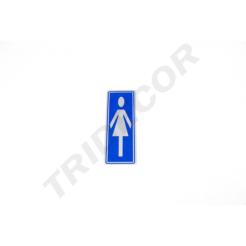 Ladies Silhouette Toilets Poster