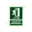 SEGNALETICA DI USCITA DI EMERGENZA 21X30 CM