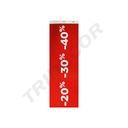 DUNKELROTES RABATTSCHILD 20%, 30% UND 40%