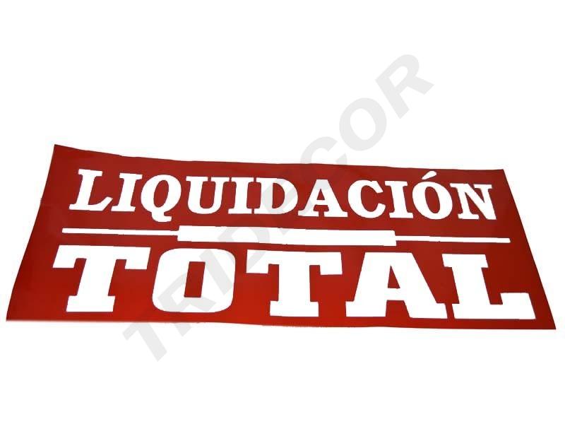 全面清仓标志 Señal De Liquidación Total 160X60 Cm