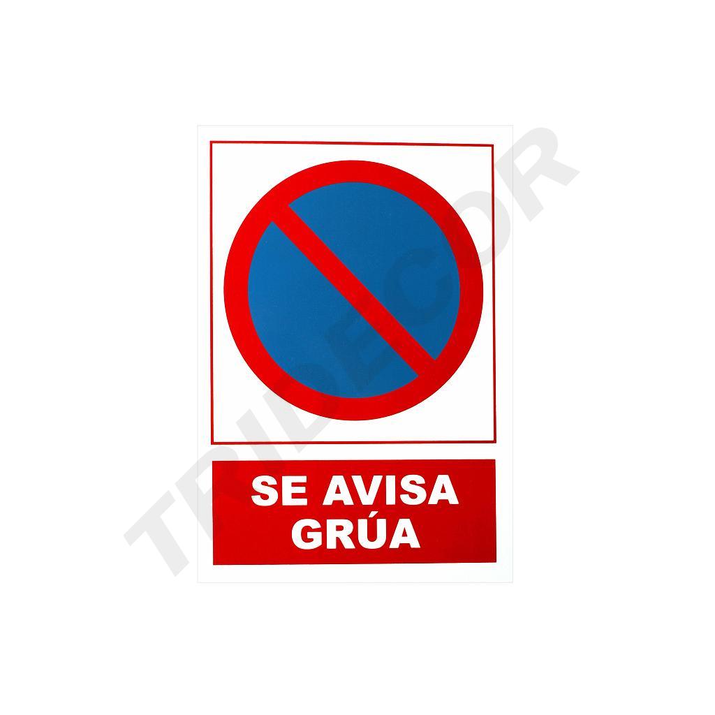 Semn de avertizare pentru macara