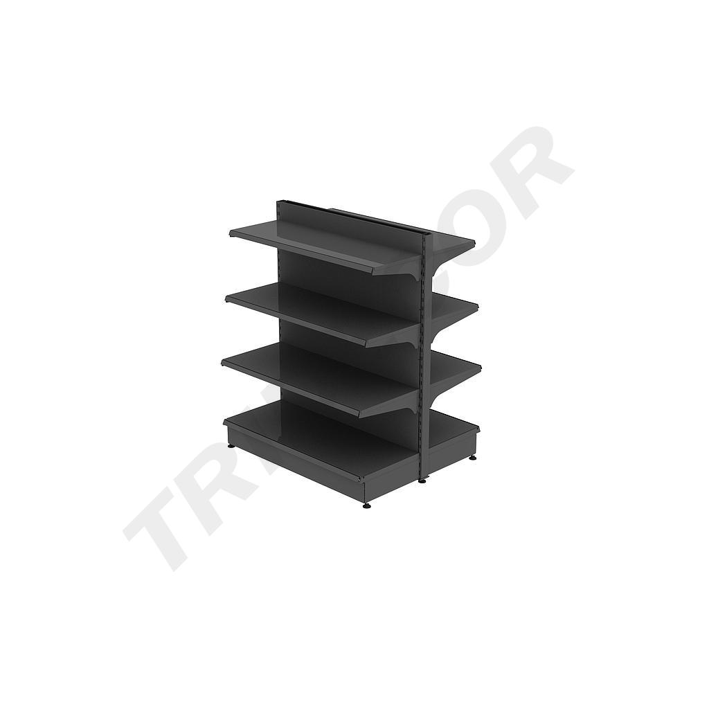 Graue Gondel mit Blatt 120X150cm