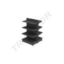 Graue Gondel mit Laken 90x150cm