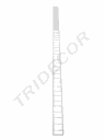 Suport preț transparent pentru rafturi metalice 120 cm