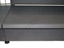 Gray front sheet for metal shelving 120X13 cm