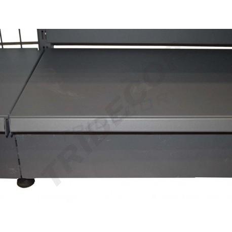 灰色货架前挡板zocalo gris 90cm