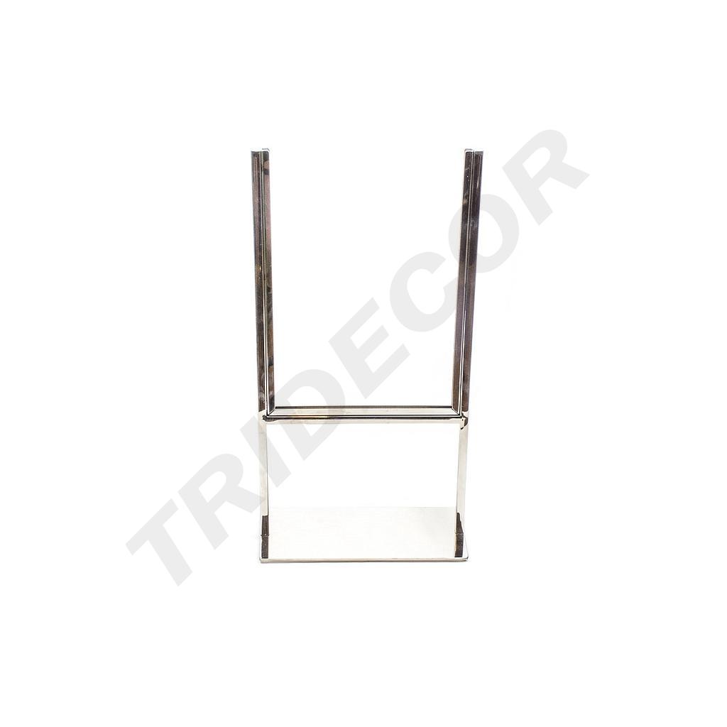 Porta poster regolabile A4 con base rettangolare