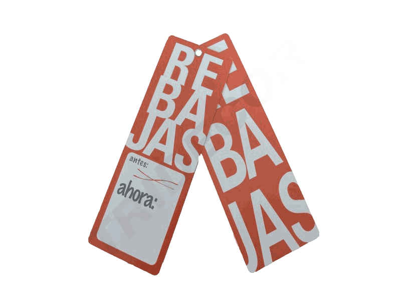 Red Sales Label 100 units/Pack 5x14cm