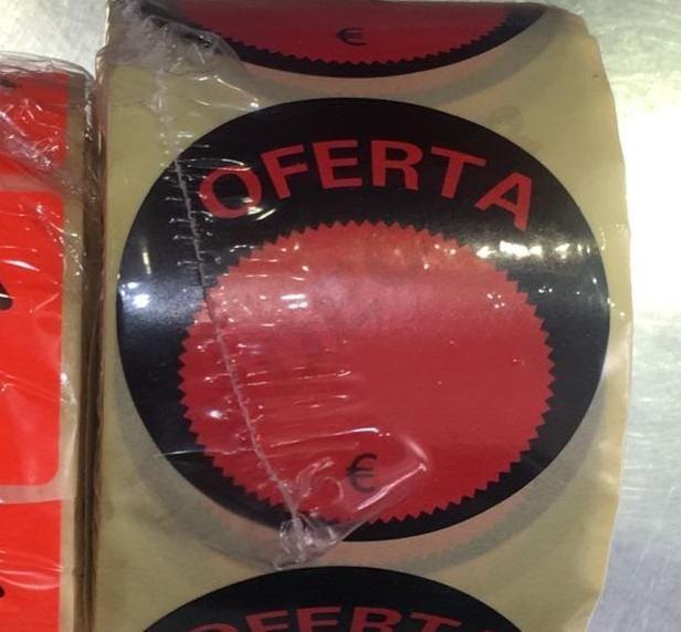 Pegatina Oferta O DESCUENTO