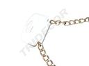 Étiquette blanche découpée pour bijoux 6X10cm 100/Paquet