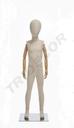 Manichino bambino in tessuto beige chiaro 4-6 anni