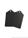 Étiquette de prix noire 3,1x5 cm 100 unités