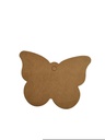 蝴蝶吊牌Etiqueta Troquelada Forma Mariposa Grande 6.5x4.5 大蝴蝶形状标签6.5x4.5