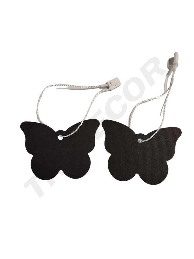 Schmetterlingsform Stanzetikett 4,5X3,5 cm 100 Stück/Packung