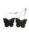 Étiquette découpée en forme de papillon 4,5X3,5 cm 100 unités/paquet