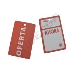 Etiqueta troquelada 'Oferta' 3,5x5cm 100/Paquete