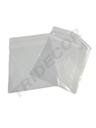 Sac en plastique avec rabat adhésif 24X26+3 cm