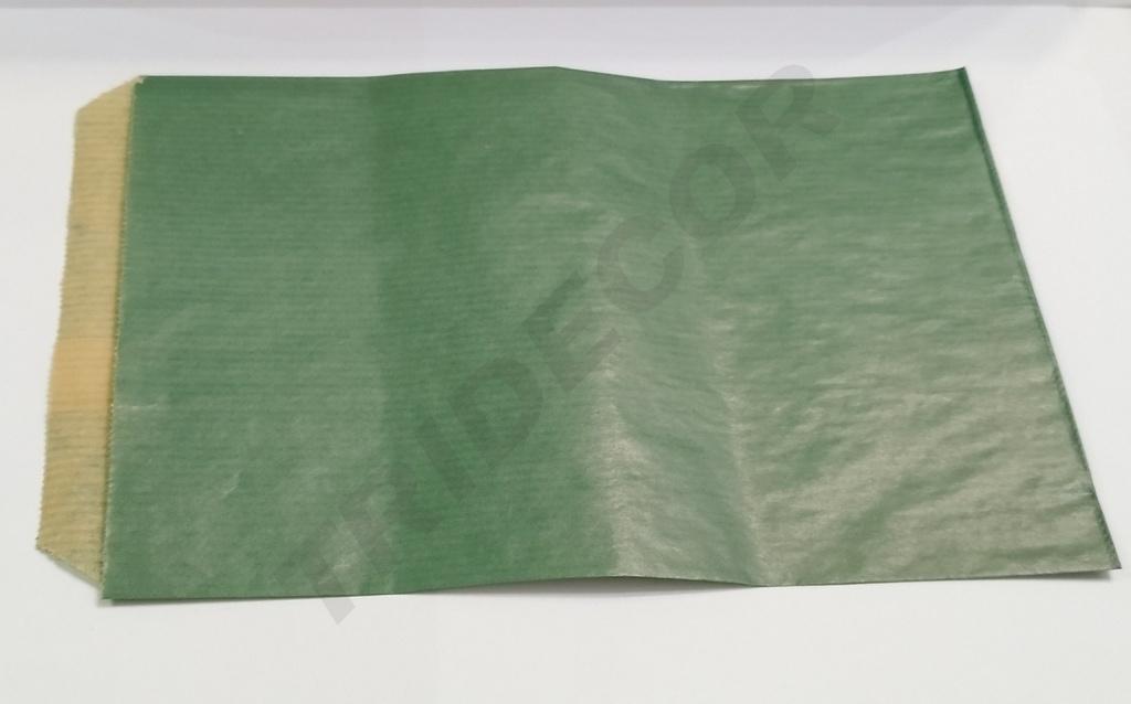 Sobre Papel Kraft 15+2.5X22 Imp.Verde Oscuro 40 Gr 50Uds/Paq 