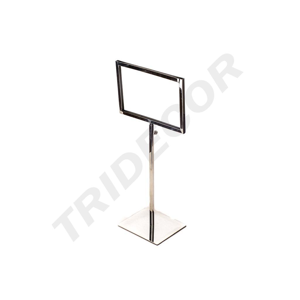 Soporte de Póster Ajustable en Cromo A5