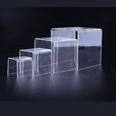 Suport de afișare din acril în formă de C în 4 înălțimi