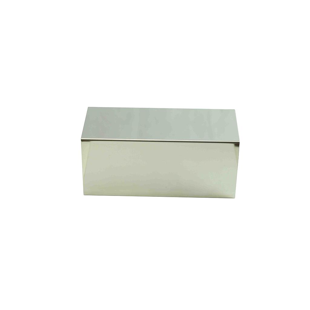 双面不锈钢亮光镜面包登架内弯Expositor Forma C Acero BRILLO  28X12X12CM
