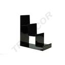 Expositor Metacrilato Negro Escalera Tres Alturas