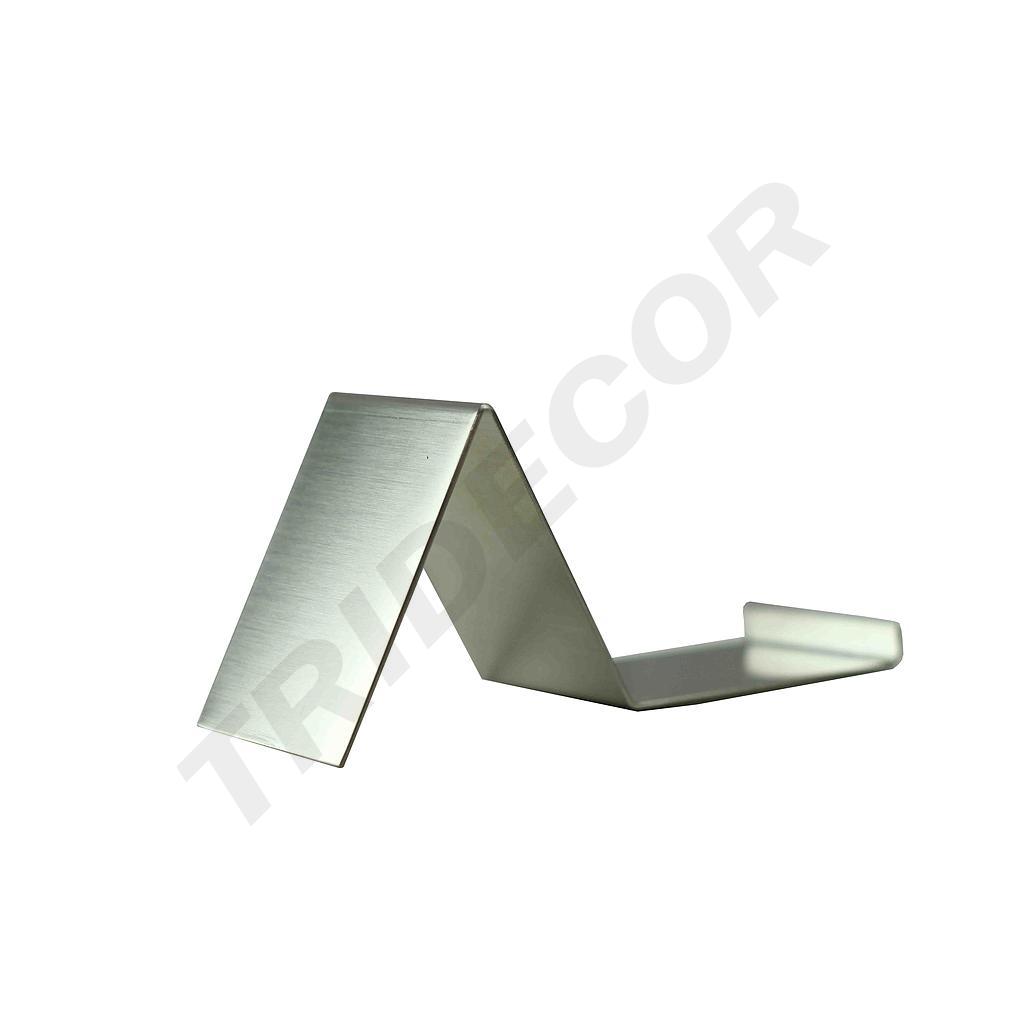 Support d'affichage en acier mat 17X5X6.5cm