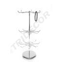 Jewelry Display Stand with 3 Rotating Crowns