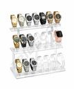 透明亚克力三层手表展示架 Expositor Metacrilato para Relojes Caballero 3 Alturas