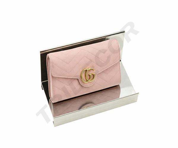 Chromed Metal Display Stand 20X10X9cm