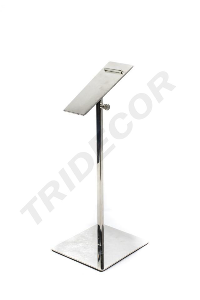 Rectangular and Adjustable Shoe Display Stand for Stores