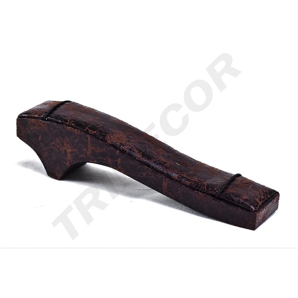 Espositore per braccialetto in similpelle marrone