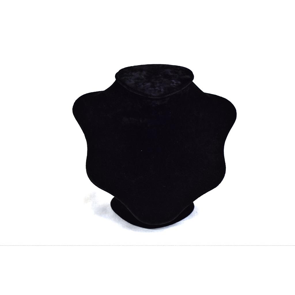 Large Black Velvet Necklace Display