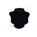 Expositor De Collar De Terciopelo Negro Grande