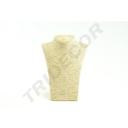 Expositor para Collares Revestido En Cuerda Beige