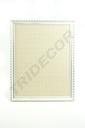 Grand cadre pour boucles d'oreilles en lin beige 50x60cm