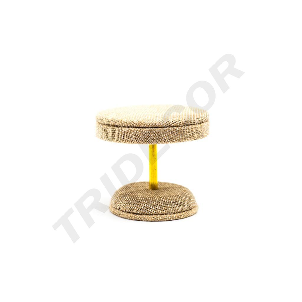 Dicker Leinen Schmuck Display Tisch 8X8X7cm